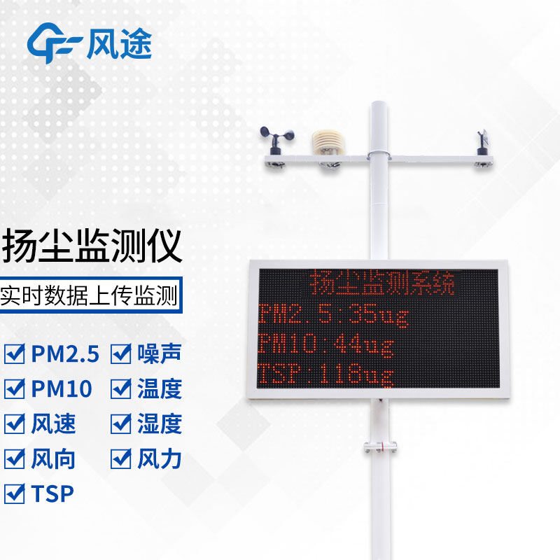 工地揚塵監測系統，提高揚塵防控能力